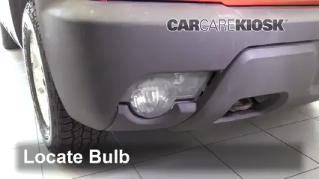 2003 Chevrolet Avalanche 1500 5.3L V8 Éclairage Feu antibrouillard (remplacer l'ampoule)